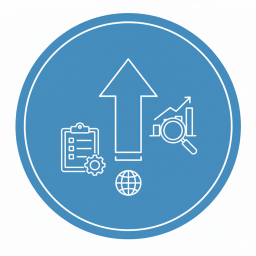 Strategy and implementation icon for automotive marketing and workshop visibility improvements.
